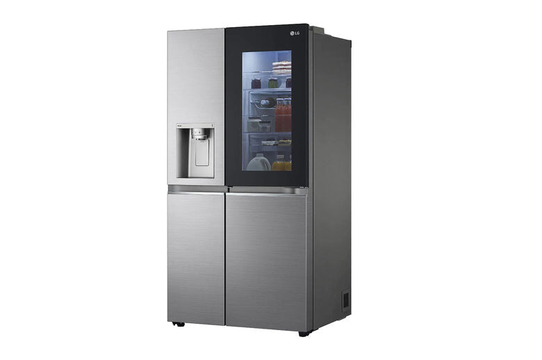 LG GSXV91PZAE frigorifero side-by-side Libera installazione 635 L E Nero, Acciaio inossidabile