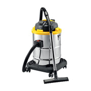 Lavorwash WTP 50 XE 50 L Bidone Aspiratutto Nero, Acciaio inossidabile, Giallo