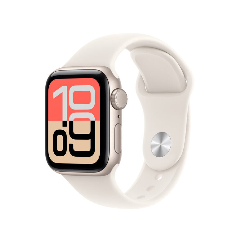 Apple Watch SE (3nd generation) SE 3 GPS 40mm Cassa Alluminio Galassia con Sport Band Galassia - M/L