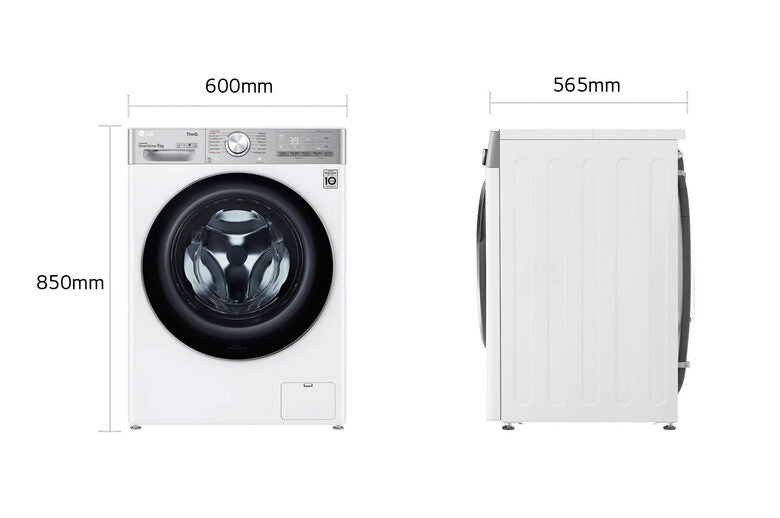 LG F6WV909P2E lavatrice Caricamento frontale 9 kg 1600 Giri/min A Bianco