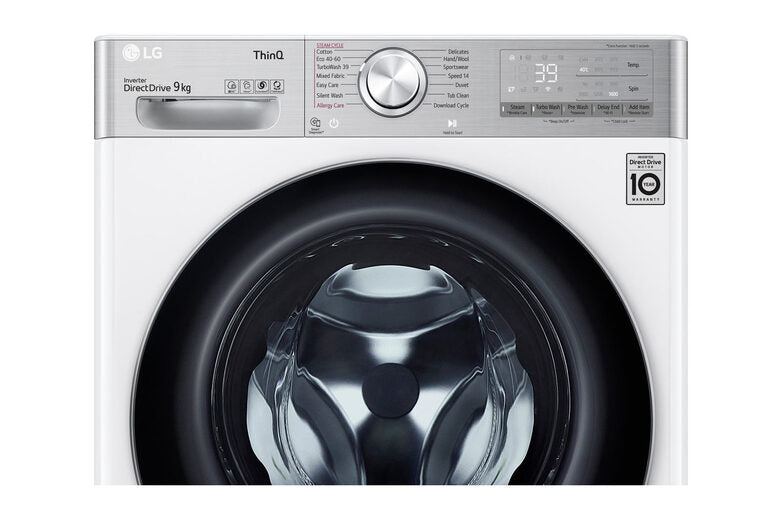 LG F6WV909P2E lavatrice Caricamento frontale 9 kg 1600 Giri/min A Bianco