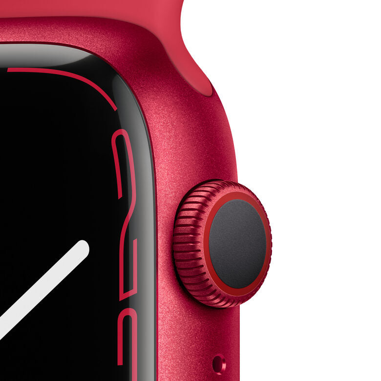 Apple Watch Series 7 GPS + Cellular, 45mm (PRODUCT)RED Cassa in Alluminio con Sport Band (PRODUCT)RED