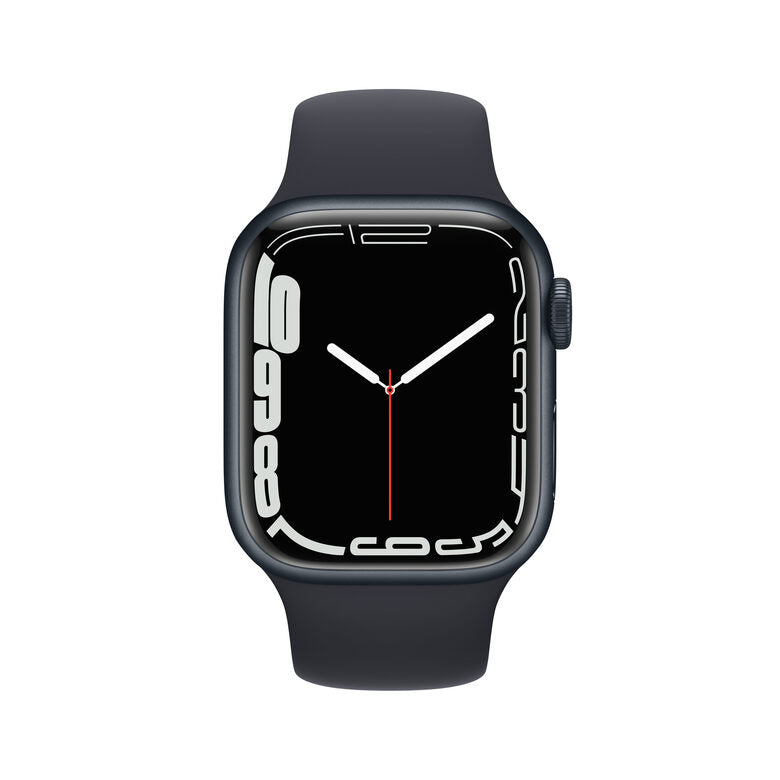 Apple Watch Series 7 GPS, 41mm Cassa in Alluminio Mezzanotte con Cinturino Sport Mezzanotte