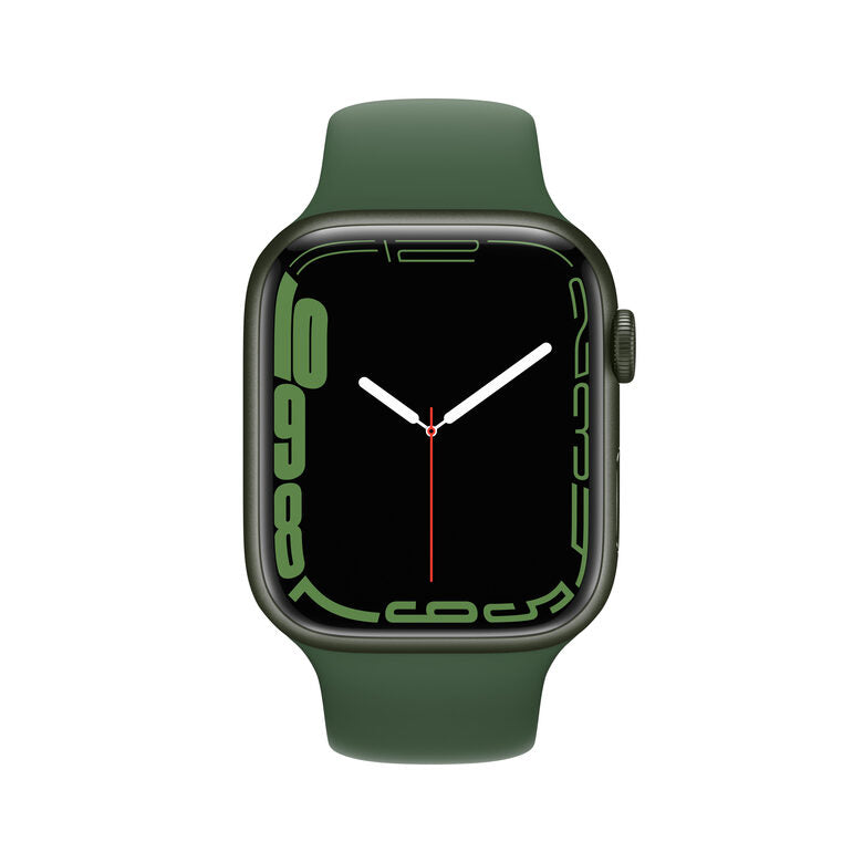 Apple Watch Series 7 GPS + Cellular, 45mm Cassa in Alluminio Verde con Cinturino Sport Verde