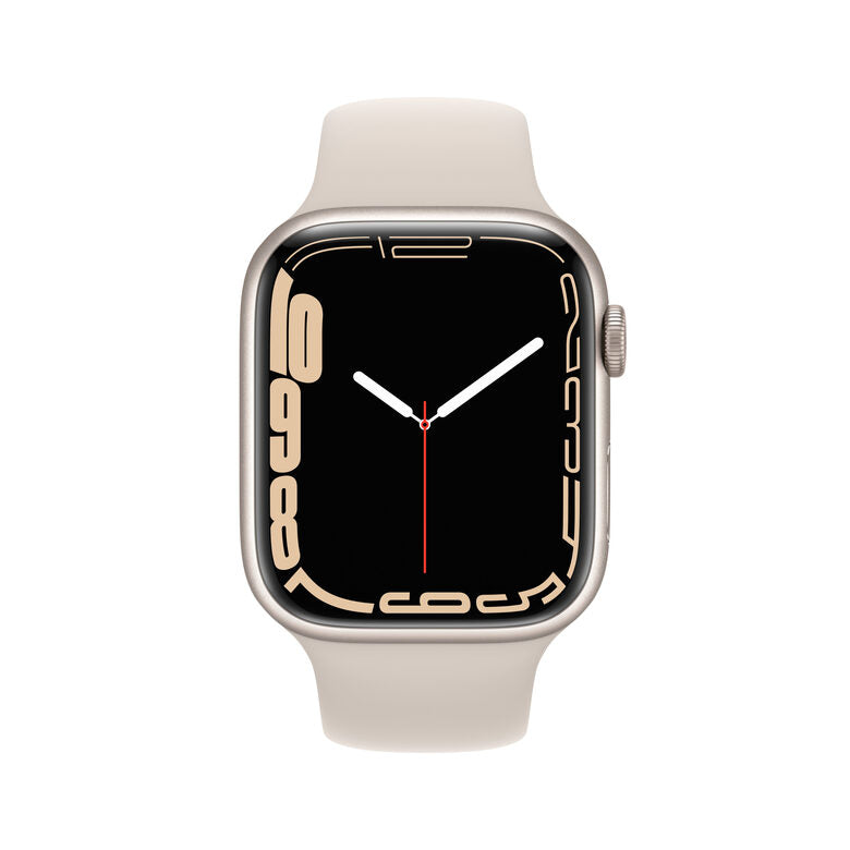 Apple Watch Series 7 GPS + Cellular, 45mm Cassa in Alluminio Galassia con Cinturino Sport Galassia