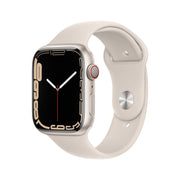 Apple Watch Series 7 GPS + Cellular, 45mm Cassa in Alluminio Galassia con Cinturino Sport Galassia