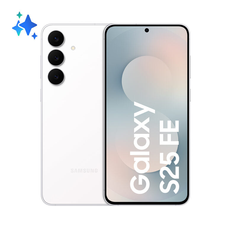 Samsung Galaxy S25 FE, Smartphone AI, Display Dynamic AMOLED 2X 6.7'', Fotocamera 50MP, 8GB RAM, 256GB, Batteria 4.900 mAh, White