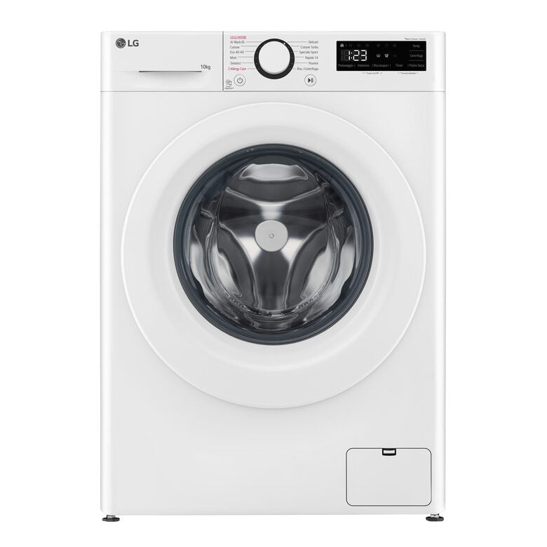 LG F4R3010NSWW Serie R3 Lavatrice A Libera Installazione 10 Kg, 1400 Giri, Lavaggio A Vapore, Allergy Care, Inverter Direct Drive, Classe A-10%, Bianco