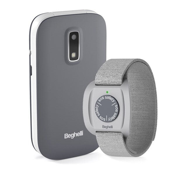 Beghelli Salvalavita Phone SLV20 7,11 cm (2.8") 104 g Grigio Telefono per anziani