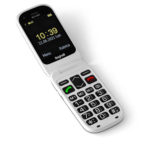 Beghelli Salvalavita Phone SLV20 7,11 cm (2.8") 104 g Grigio Telefono per anziani