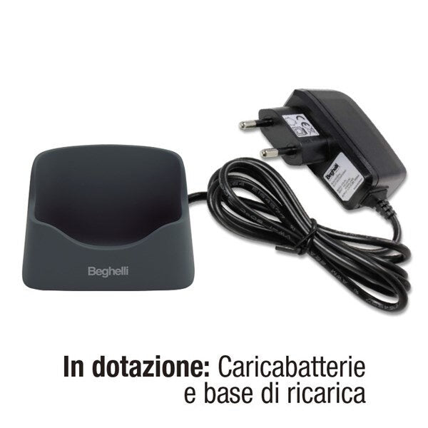 Beghelli Salvalavita Phone SLV20 7,11 cm (2.8") 104 g Grigio Telefono per anziani