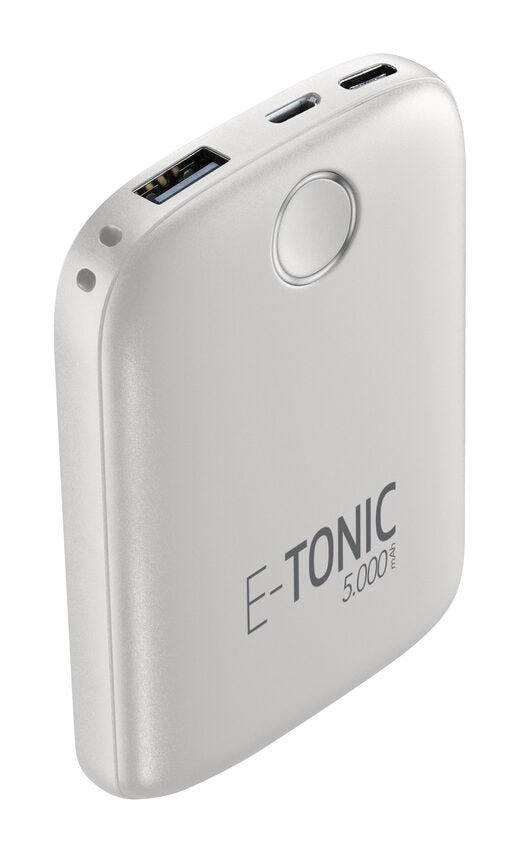 Cellularline E-Tonic batteria portatile 5000 mAh Bianco