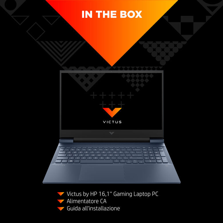 Victus by HP 16-e0022nl 5800H Computer portatile 40,9 cm (16.1") Full HD AMD Ryzen™ 7 16 GB DDR4-SDRAM 512 GB SSD NVIDIA GeForce RTX 3050 Ti Wi-Fi 6 (802.11ax) Windows 11 Home Argento