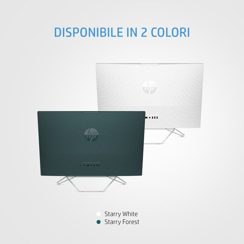 HP 27-cb0002nl AMD Ryzen™ 3 5300U 68,6 cm (27") 1920 x 1080 Pixel PC All-in-one 8 GB DDR4-SDRAM 512 GB SSD Windows 11 Home Wi-Fi 5 (802.11ac) Nero