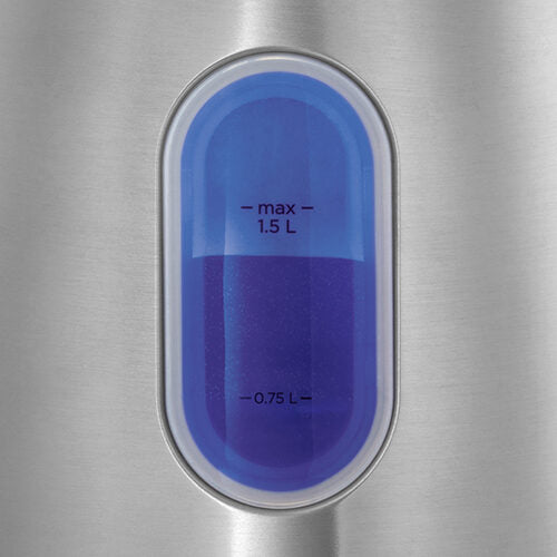 Russell Hobbs Stylevia bollitore elettrico 1,5 L 2200 W Nero, Acciaio inossidabile