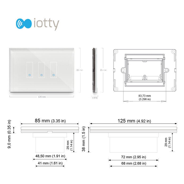 Iotty Interruttore Intelligente - per luci e cancelli