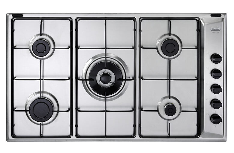 De’Longhi YAL 59 DD piano cottura Acciaio inossidabile Da incasso 86 cm Gas 5 Fornello(i)