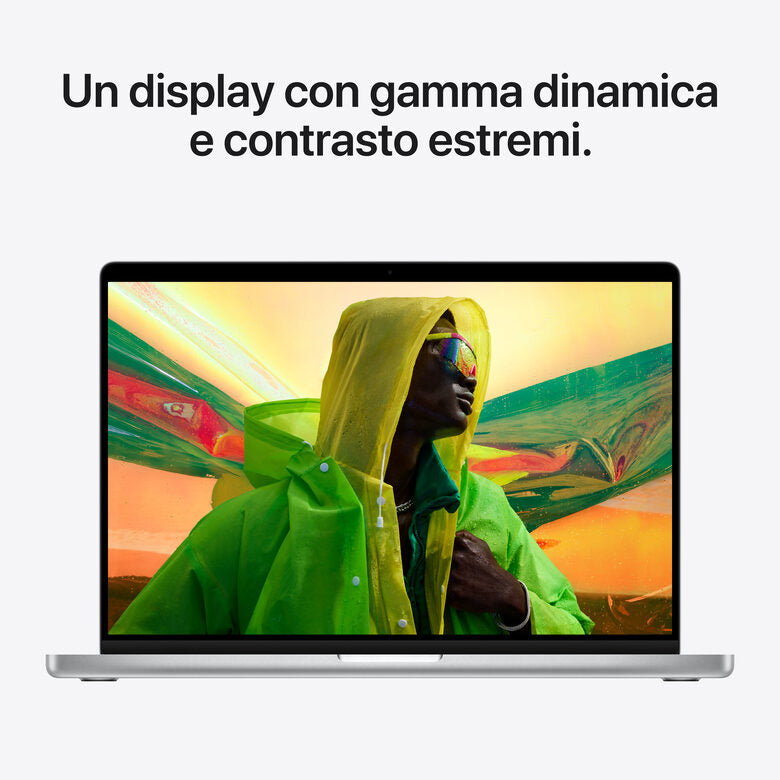 Apple MacBook Pro 16" chip M1 Max 10‑core CPU 32‑core GPU, 1TB SSD Argento