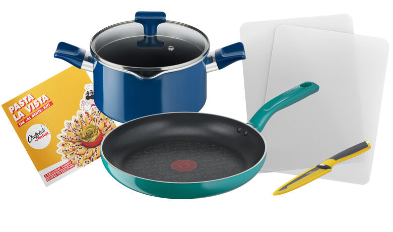 Tefal Chefclub G804S404 set di pentole 5 pz