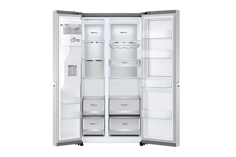 LG GSJV90BSAE frigorifero side-by-side Libera installazione 635 L E Acciaio inossidabile