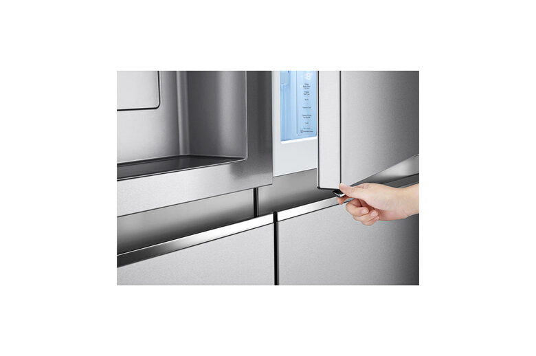 LG GSJV90BSAE frigorifero side-by-side Libera installazione 635 L E Acciaio inossidabile