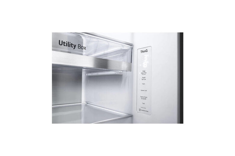 LG GSJV90BSAE frigorifero side-by-side Libera installazione 635 L E Acciaio inossidabile