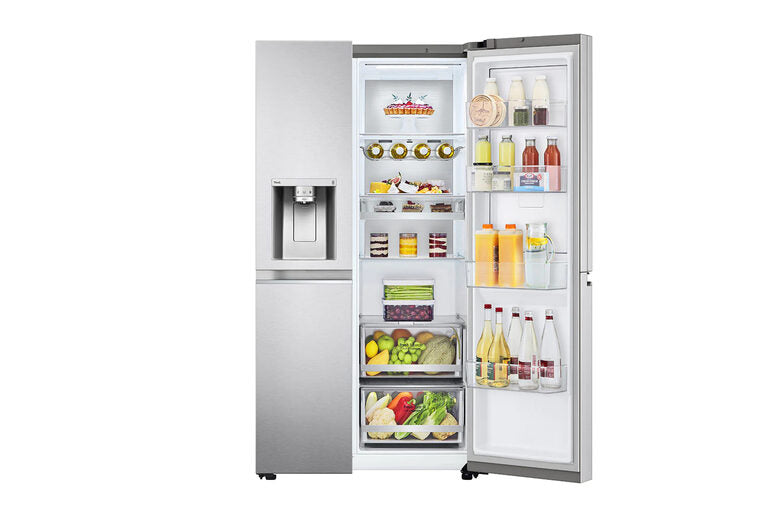 LG GSJV90BSAE frigorifero side-by-side Libera installazione 635 L E Acciaio inossidabile