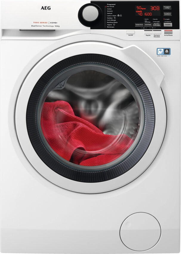 AEG L7WEE963 lavasciuga Libera installazione Caricamento frontale Bianco E