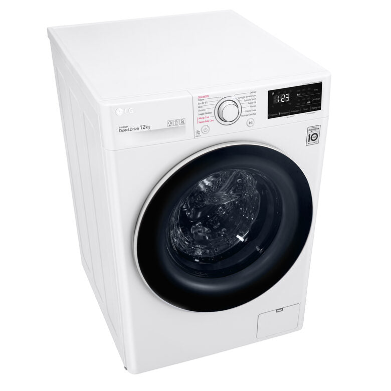 LG F4WV312S0E Lavatrice Intelligente AIDD 12kg Vapore 1400 Giri/min Carica frontale Classe B