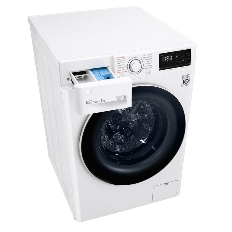 LG F4WV312S0E Lavatrice Intelligente AIDD 12kg Vapore 1400 Giri/min Carica frontale Classe B