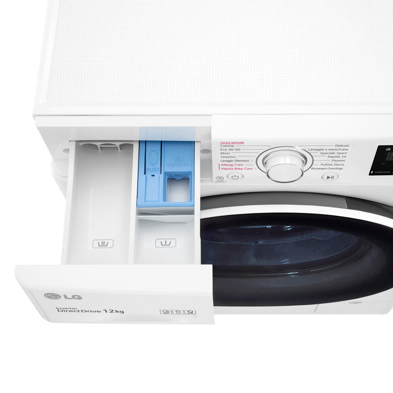 LG F4WV312S0E Lavatrice Intelligente AIDD 12kg Vapore 1400 Giri/min Carica frontale Classe B