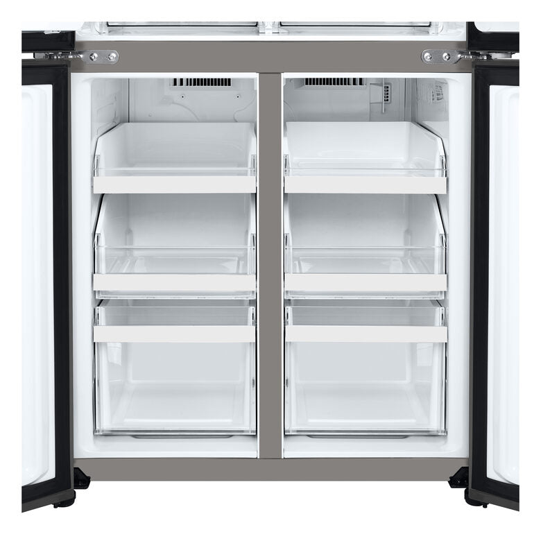 LG GML860PYFE Frigorifero Multidoor Slim, Classe E, 506L, Wi-Fi, Linear Cooling, Smart Diagnosis, Total No Frost,Argento