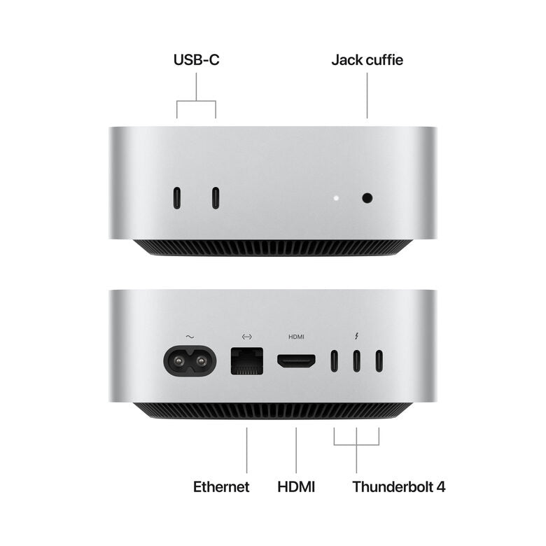 Apple Mac mini - Chip M4 10‑core CPU, 10‑core GPU, 16GB, 256GB SSD