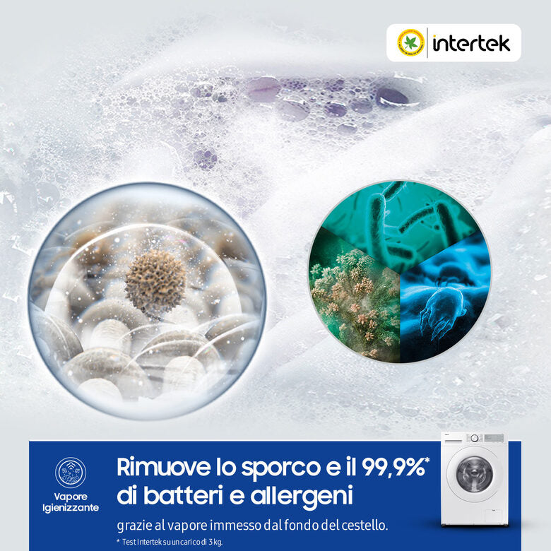 Samsung WW90CGC04DTH lavatrice Caricamento frontale 9 kg 1400 Giri/min A Bianco