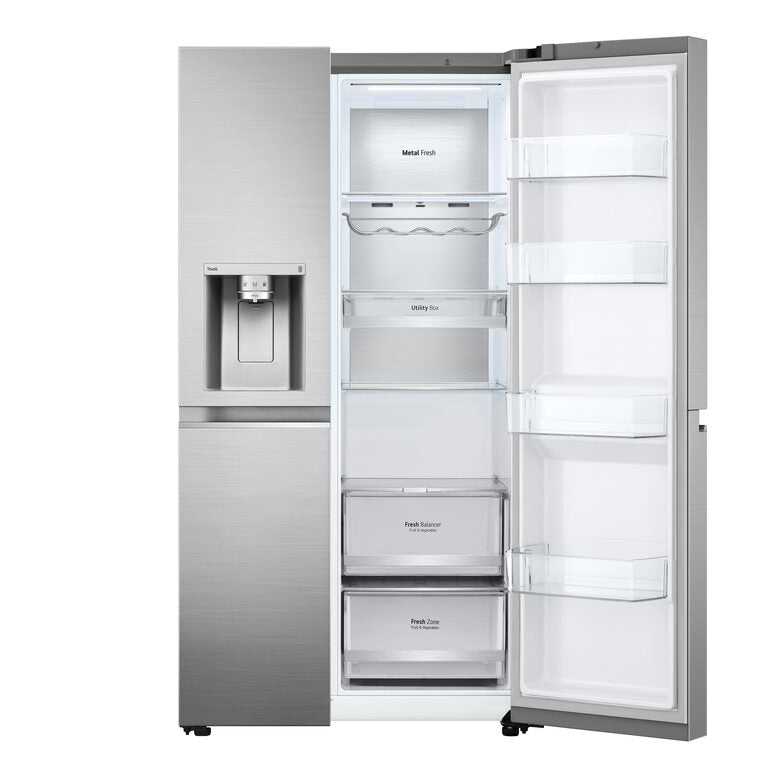LG GSLV90PZAE Side by side Libera installazione Inox Premium 635 L