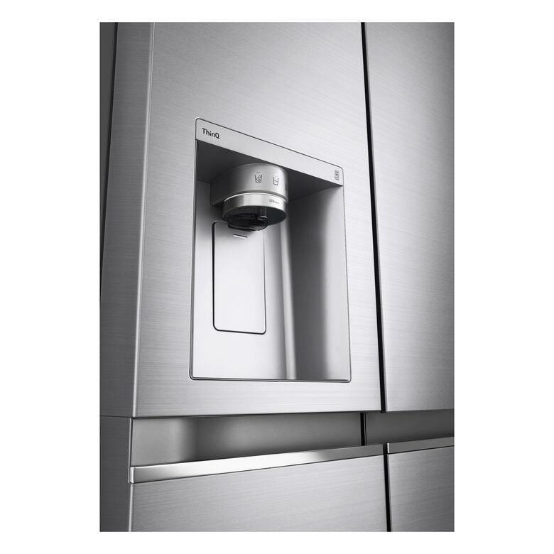 LG GSLV90PZAE Side by side Libera installazione Inox Premium 635 L