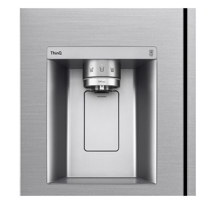 LG GSLV90PZAE Side by side Libera installazione Inox Premium 635 L