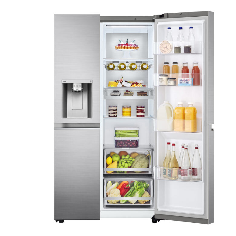 LG GSLV90PZAE Side by side Libera installazione Inox Premium 635 L