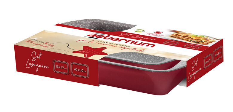 Bialetti Y00AGD0385 teglia da forno Rettangolare Acciaio al carbonio