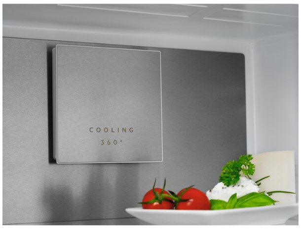 AEG RCB736E7MX frigorifero con congelatore Libera installazione 367 L E Acciaio inossidabile