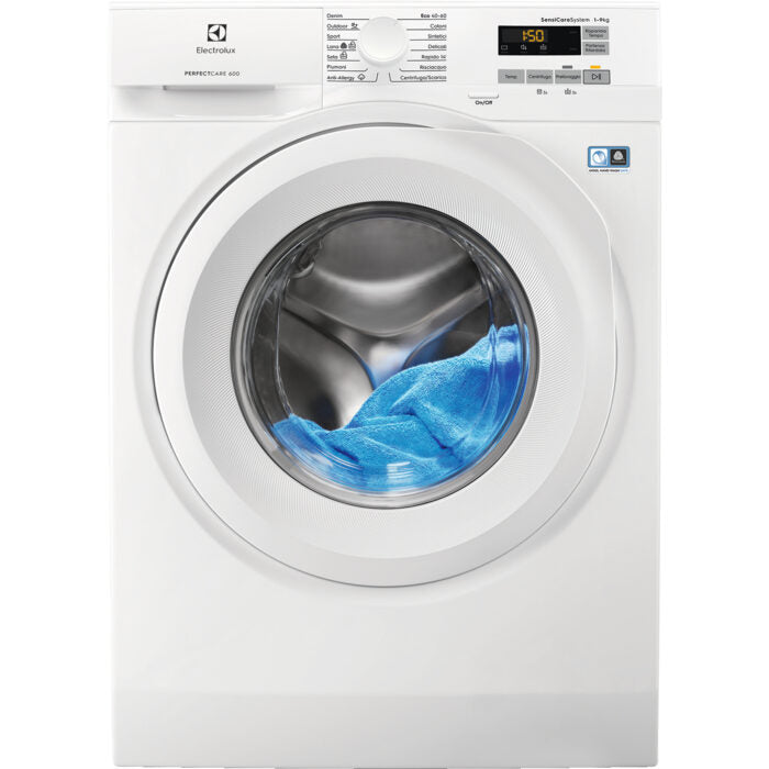 Electrolux EW6F592U lavatrice Caricamento frontale 9 kg 1151 Giri/min A Bianco