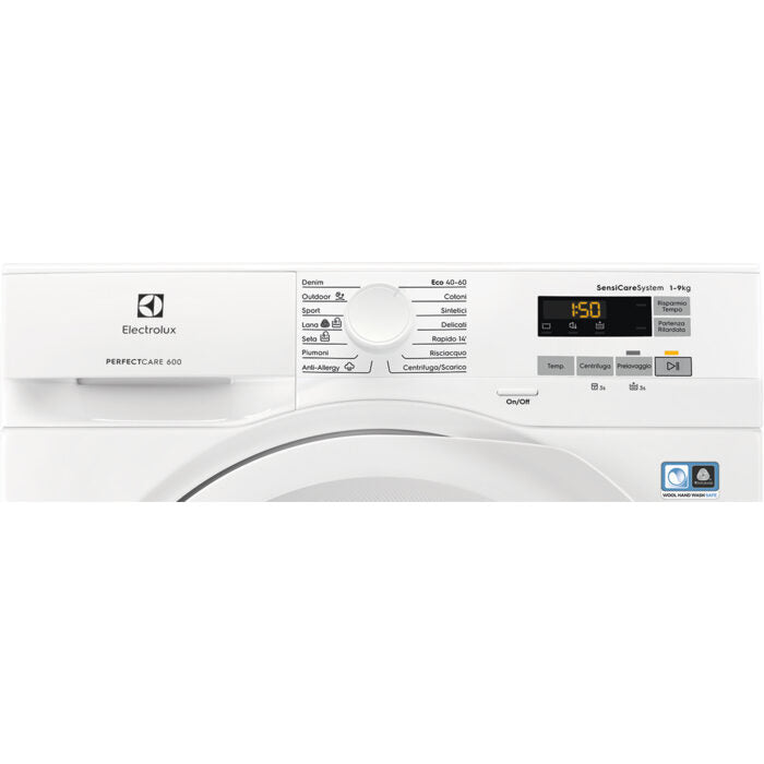 Electrolux EW6F592U lavatrice Caricamento frontale 9 kg 1151 Giri/min A Bianco