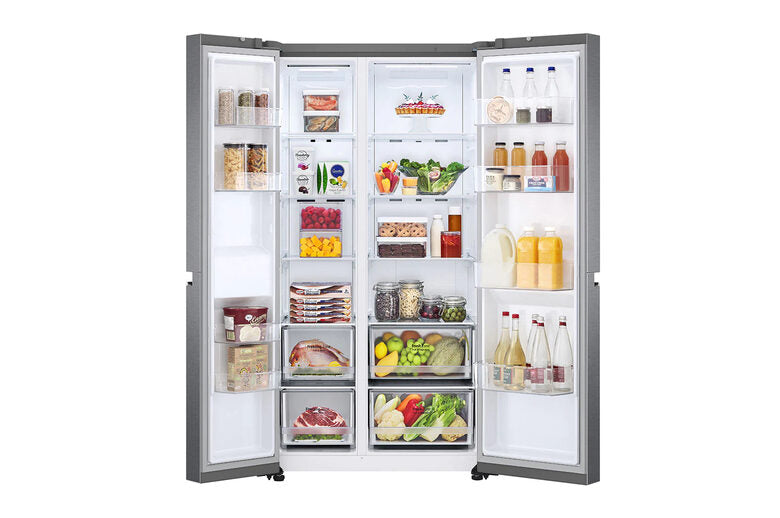 LG SIGNATURE GSBV70DSTM frigorifero side-by-side Libera installazione 655 L F Acciaio inossidabile