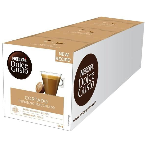 Nescafé Dolce Gusto Cortado Espresso Macchiato Capsule caffè Tostatura media 16 pz