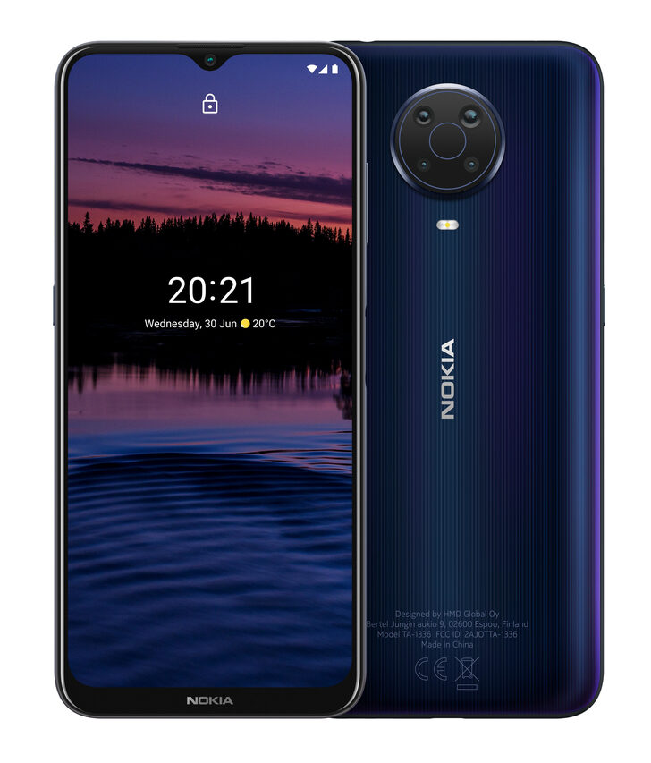 Nokia G20 16,5 cm (6.5") Doppia SIM Android 11 4G USB tipo-C 4 GB 64 GB 5050 mAh Blu