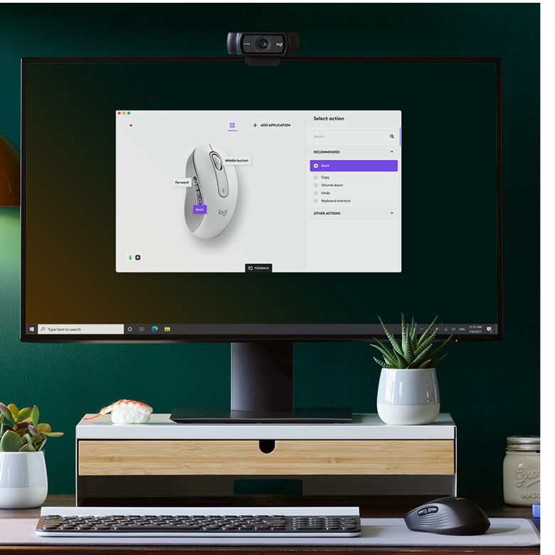 Logitech Signature M650 mouse Mano destra RF senza fili + Bluetooth Ottico 4000 DPI