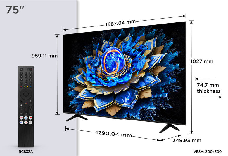 TCL 75" T69C TV QLED