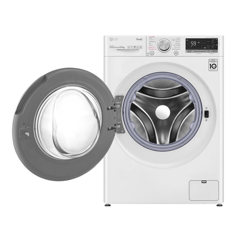 LG F4DV509H1EA Lavasciuga Intelligente AIDD 9/6kg Autodose Vapore 1400 Giri/min Carica frontale Classe E