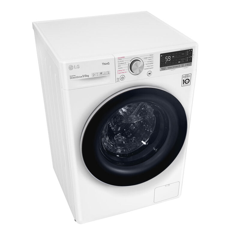 LG F4DV509H1EA Lavasciuga Intelligente AIDD 9/6kg Autodose Vapore 1400 Giri/min Carica frontale Classe E