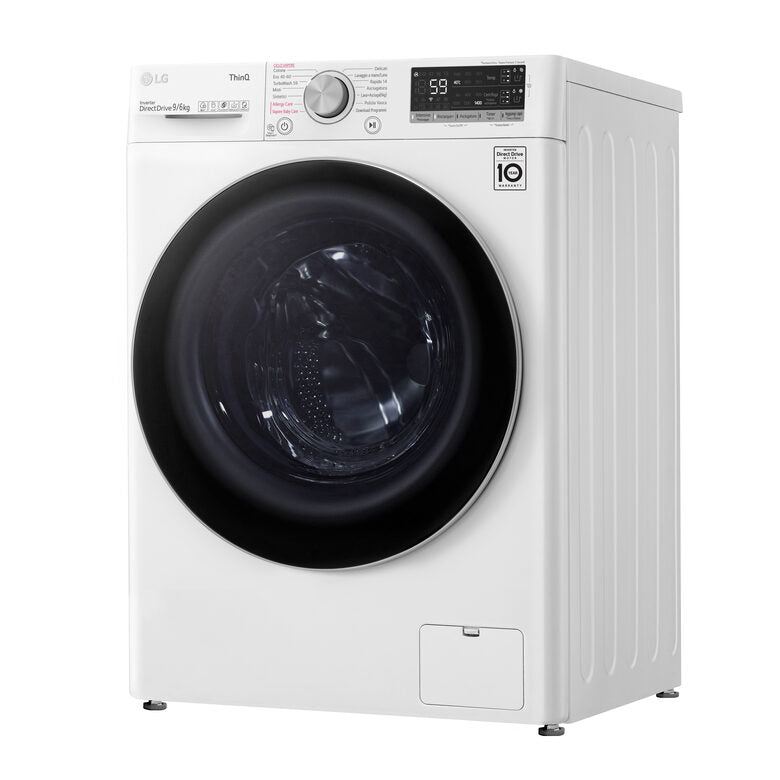 LG F4DV509H1EA Lavasciuga Intelligente AIDD 9/6kg Autodose Vapore 1400 Giri/min Carica frontale Classe E